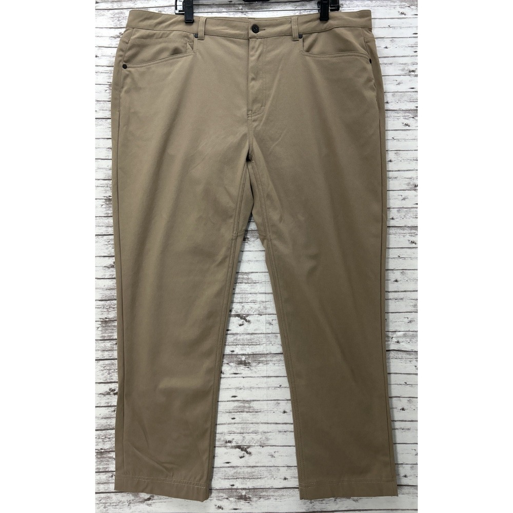 Western Rise AT Slim Pant Men 40x27 Khaki 2-Way Stretch Casual Hiking Technical